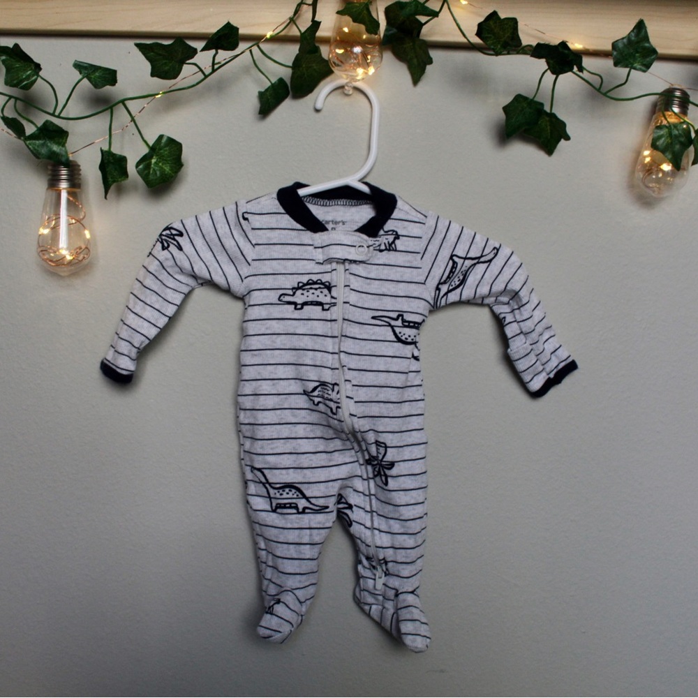 Stripes Dinosaur Pajamas